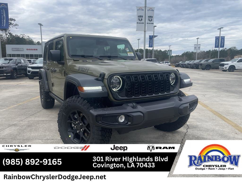 New 2026 Jeep Wrangler 4-DOOR WILLYS Sport Utility