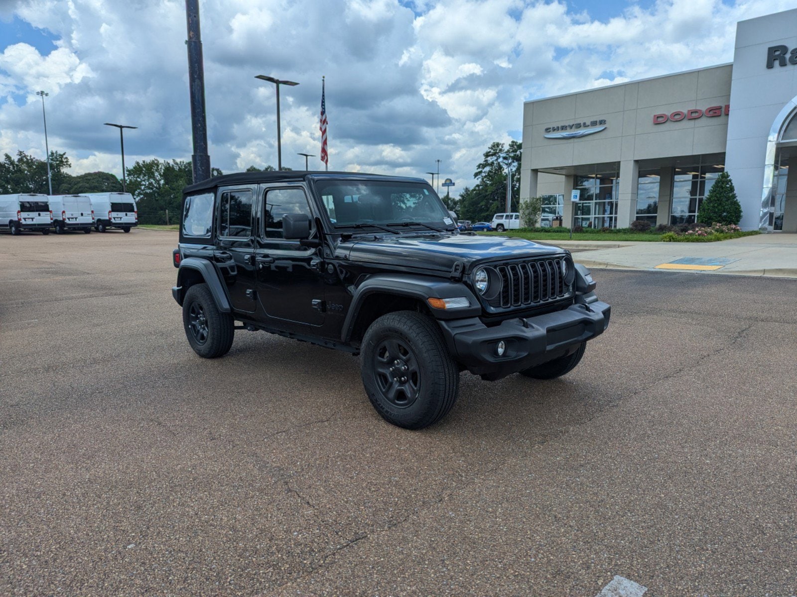 Used 2024 Jeep Wrangler 4-Door Sport with VIN 1C4PJXDG0RW239862 for sale in Mccomb, MS