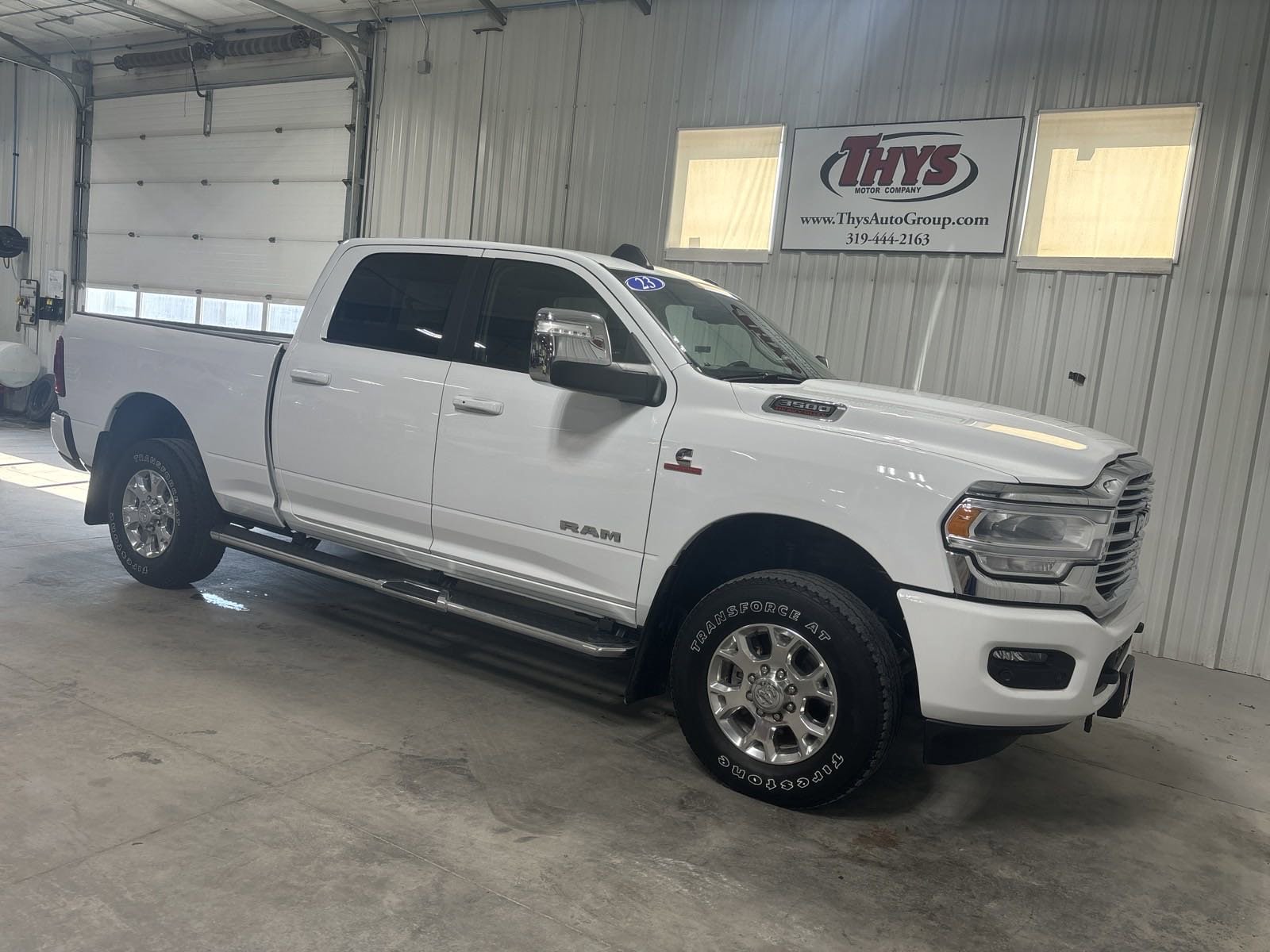 Used 2023 RAM Ram 3500 Pickup Laramie with VIN 3C63R3EL8PG548168 for sale in Belle Plaine, IA