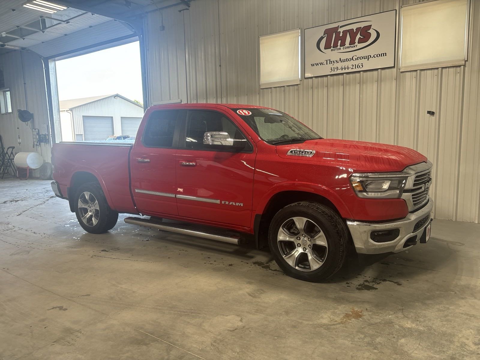 Used 2019 RAM Ram 1500 Pickup Laramie with VIN 1C6SRFDT2KN600246 for sale in Belle Plaine, IA