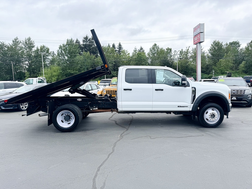 Used 2023 Ford F-450 FLATBED DUMP Truck Crew Cab