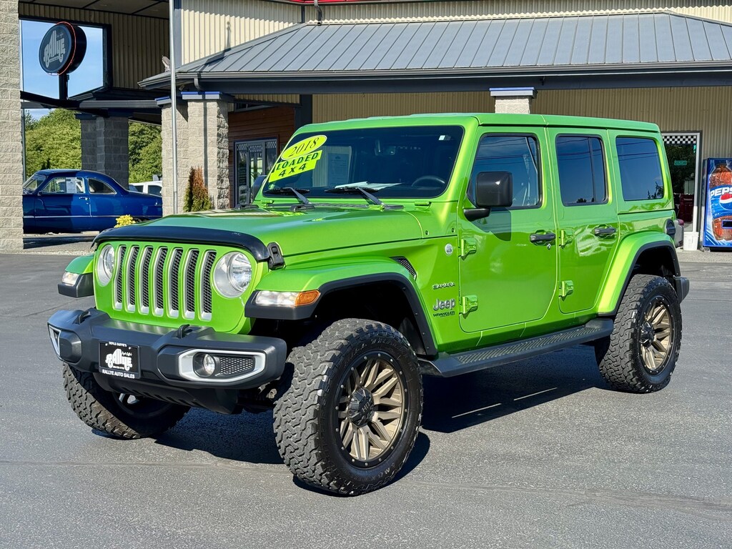Used 2018 Jeep Wrangler Unlimited Sahara 4x4 SUV