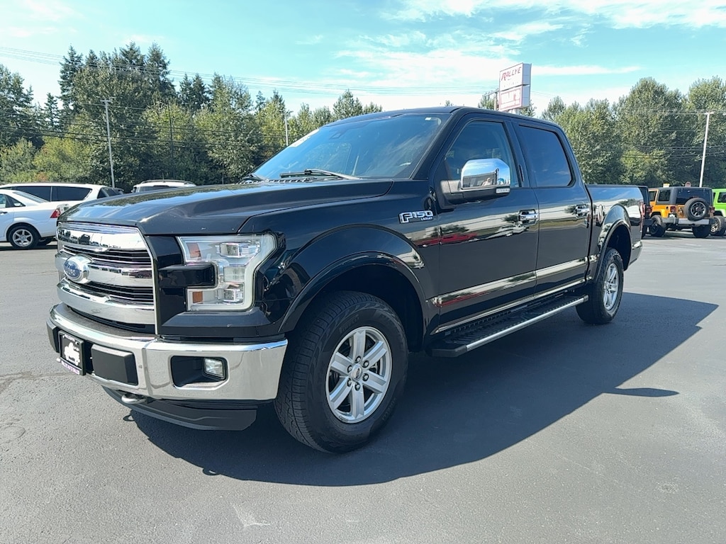 Used 2016 Ford F-150 Super Crew Lariat Truck SuperCrew Cab