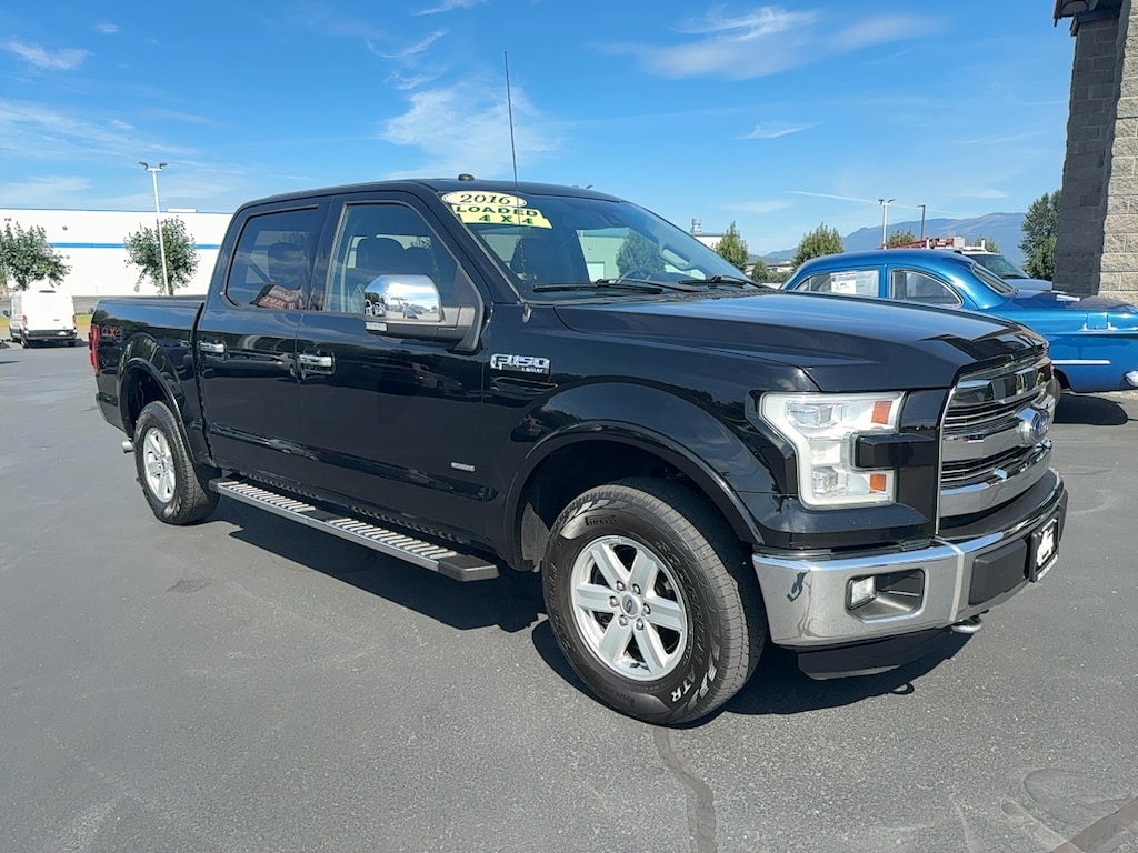 Used 2016 Ford F-150 Super Crew Lariat Truck SuperCrew Cab