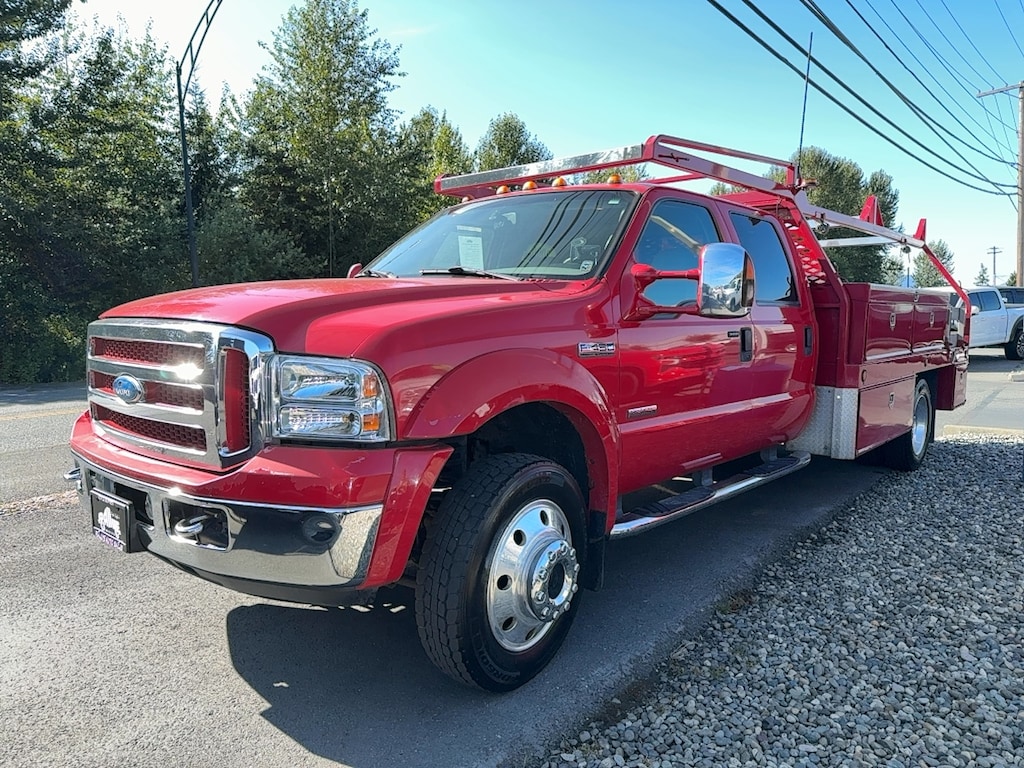 Used 2006 Ford F-450 Lariat 12ft Utility Box Truck Crew Cab