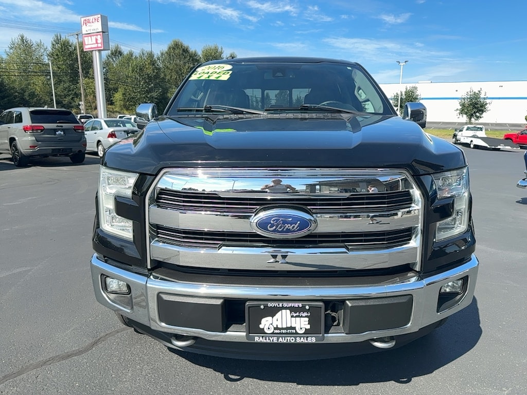 Used 2016 Ford F-150 Super Crew Lariat Truck SuperCrew Cab