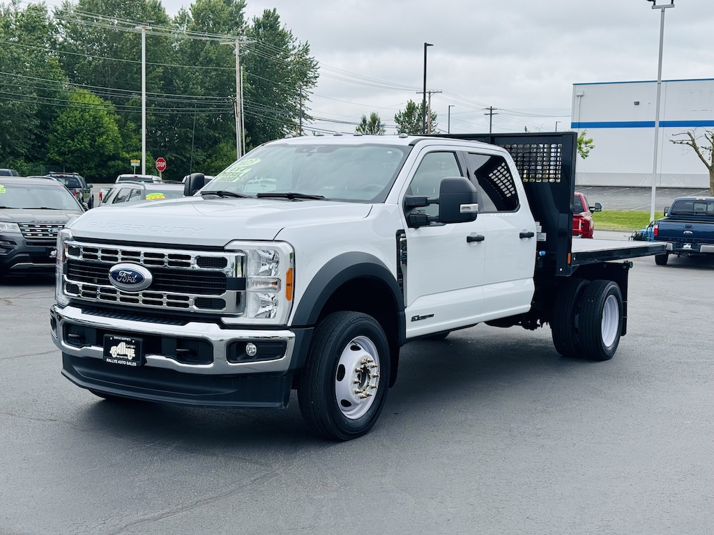 Used 2023 Ford F-450 FLATBED DUMP Truck Crew Cab