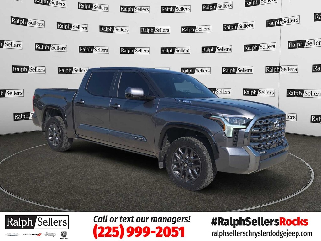 Used 2025 Toyota Tundra Platinum Hybrid Crewmax 5.5 Bed (GS) Truck
