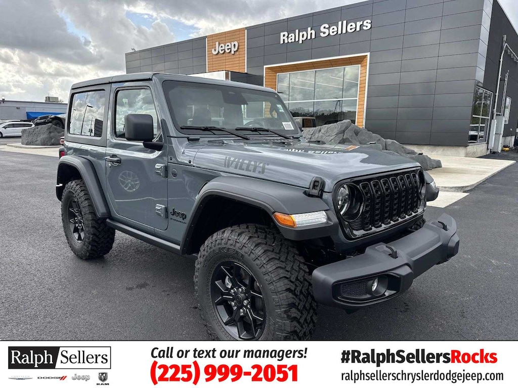 New 2026 Jeep Wrangler 2dr Willys 4x4 Sport Utility