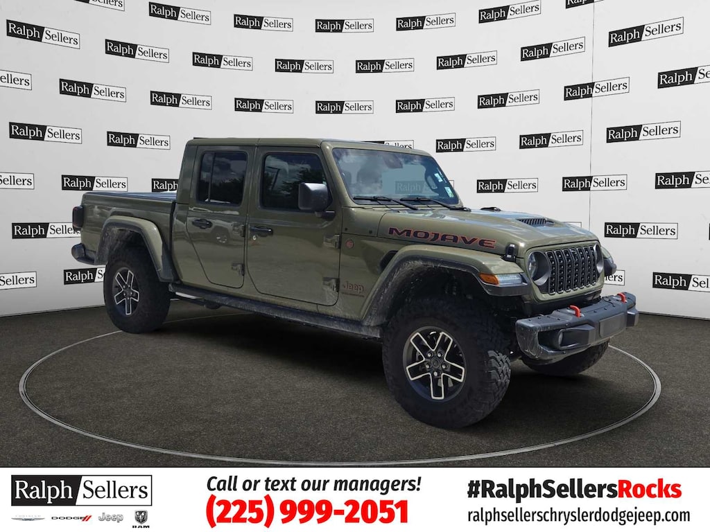 Certified 2025 Jeep Gladiator Mojave X 4x4 Truck