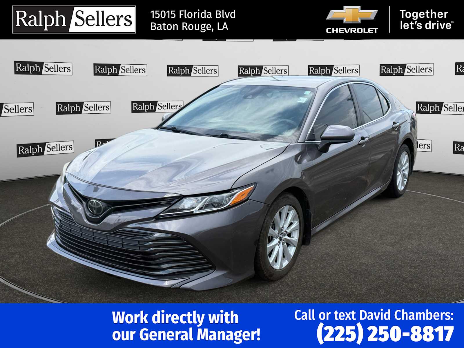 Used 2019 Toyota Camry LE with VIN 4T1B11HK5KU840056 for sale in Gonzales, LA