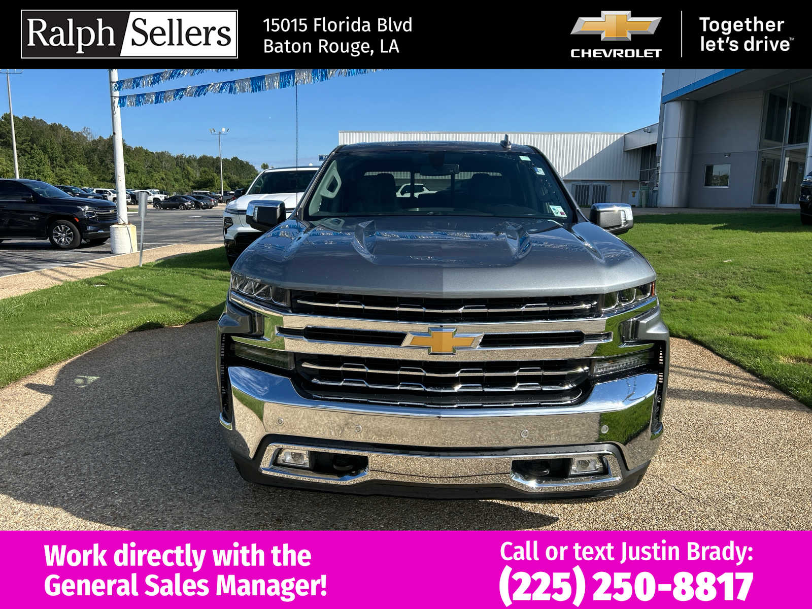 Used 2019 Chevrolet Silverado 1500 LTZ with VIN 3GCPWEED7KG229473 for sale in Gonzales, LA