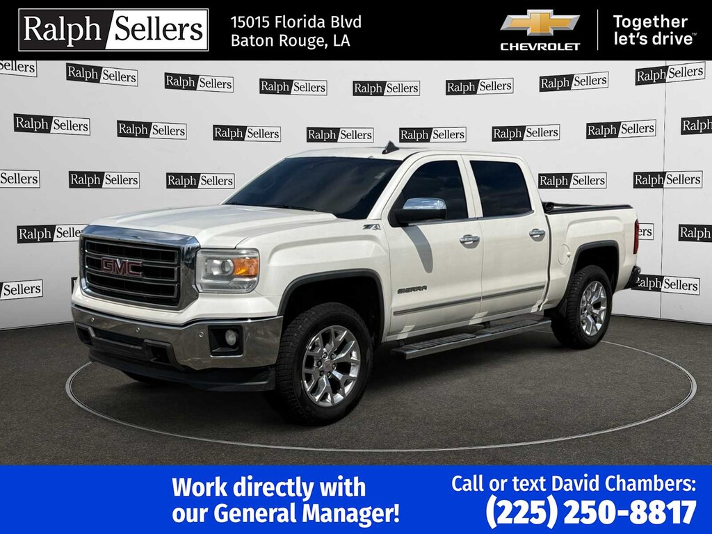 Used 2015 GMC Sierra 1500 SLT Crew Cab Value Package Truck Crew Cab