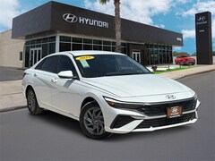 2025 Hyundai Elantra Hybrid Blue Sedan