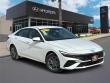 New 2025 Hyundai Elantra Hybrid Blue Sedan