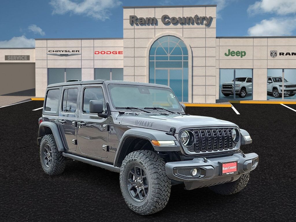 New 2025 Jeep Wrangler 4-DOOR WILLYS Sport Utility