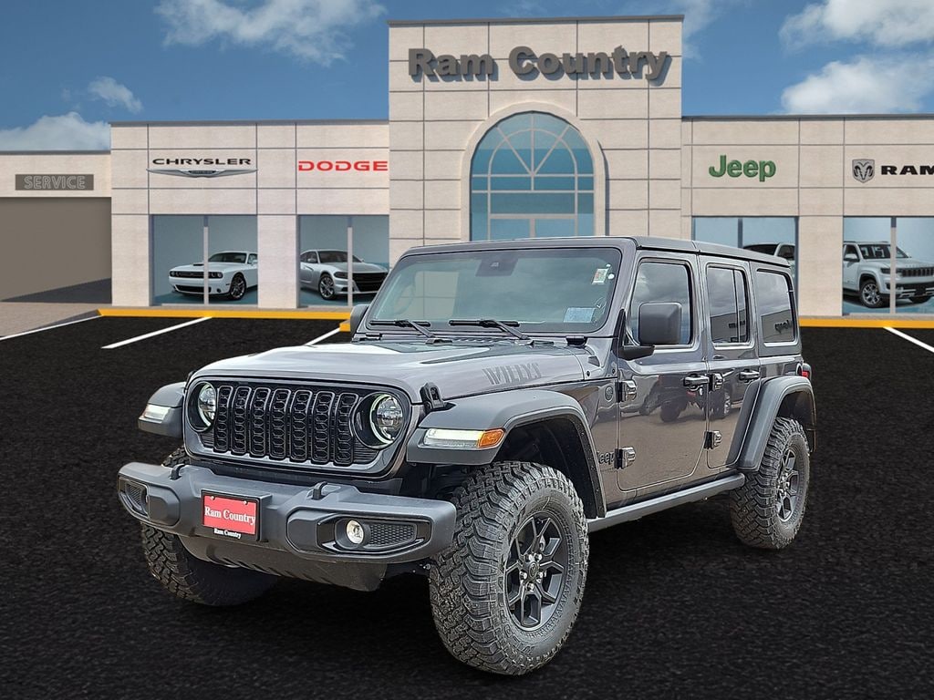 New 2025 Jeep Wrangler 4-DOOR WILLYS Sport Utility