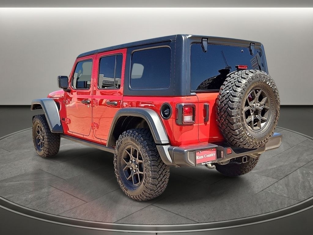 New 2025 Jeep Wrangler 4-DOOR WILLYS Sport Utility