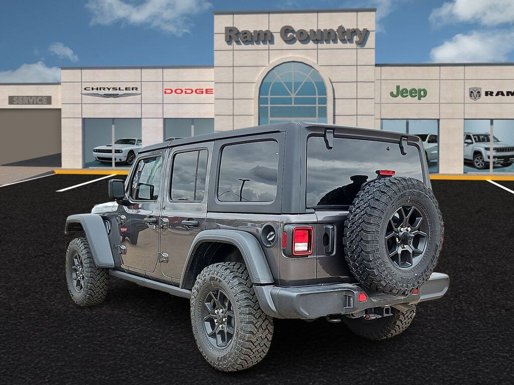 New 2025 Jeep Wrangler 4-DOOR WILLYS Sport Utility