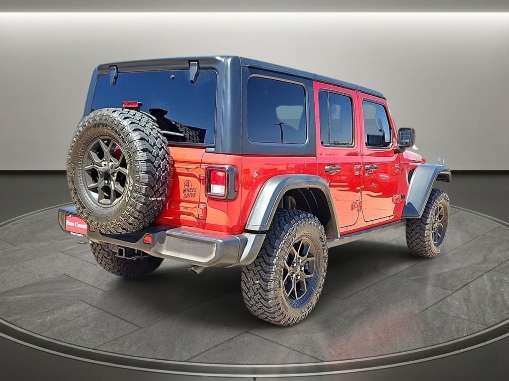 New 2025 Jeep Wrangler 4-DOOR WILLYS Sport Utility