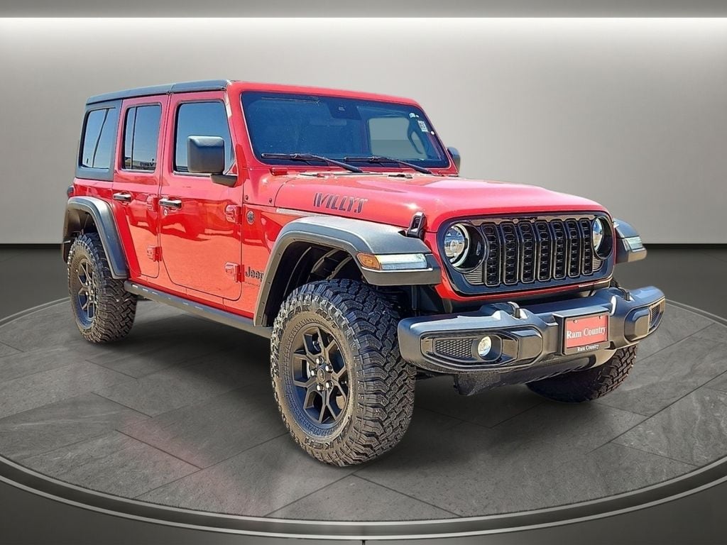 New 2025 Jeep Wrangler 4-DOOR WILLYS Sport Utility