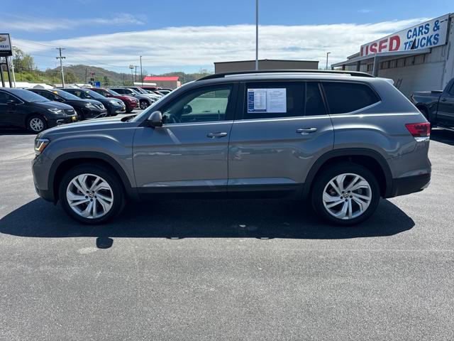 Used 2021 Volkswagen Atlas SE w/Tech with VIN 1V2HR2CA3MC552054 for sale in Richlands, VA