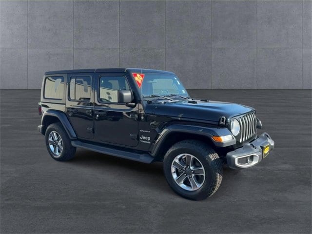 Used 2020 Jeep Wrangler Unlimited Sahara with VIN 1C4HJXENXLW279150 for sale in Richlands, VA