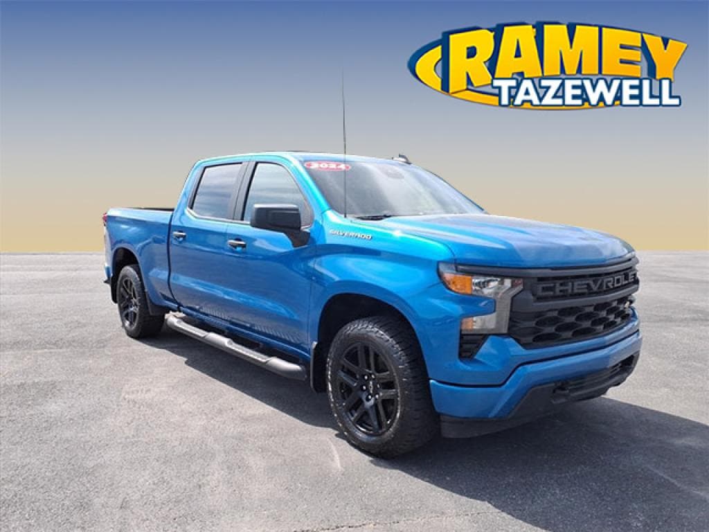 Used 2024 Chevrolet Silverado 1500 Custom Truck Crew Cab
