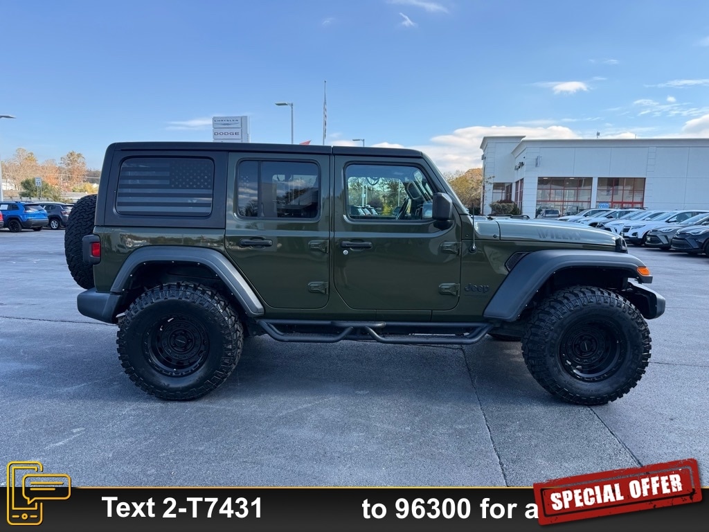Used 2022 Jeep Wrangler Unlimited Willys SUV