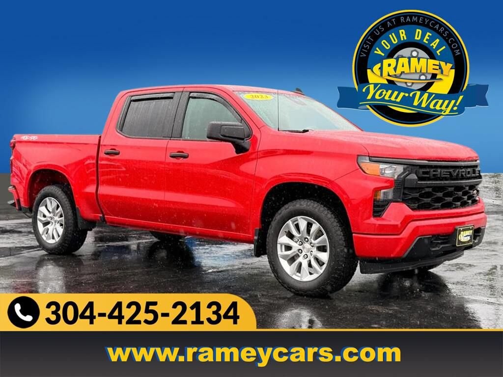 Used 2023 Chevrolet Silverado 1500 Custom Truck Crew Cab