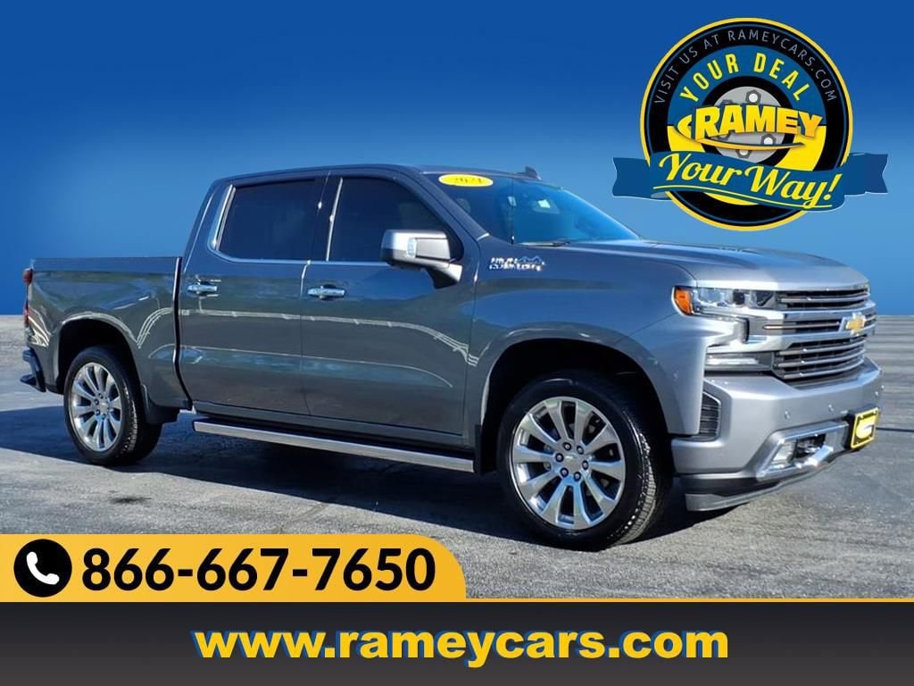 Used 2021 Chevrolet Silverado 1500 High Country Truck Crew Cab