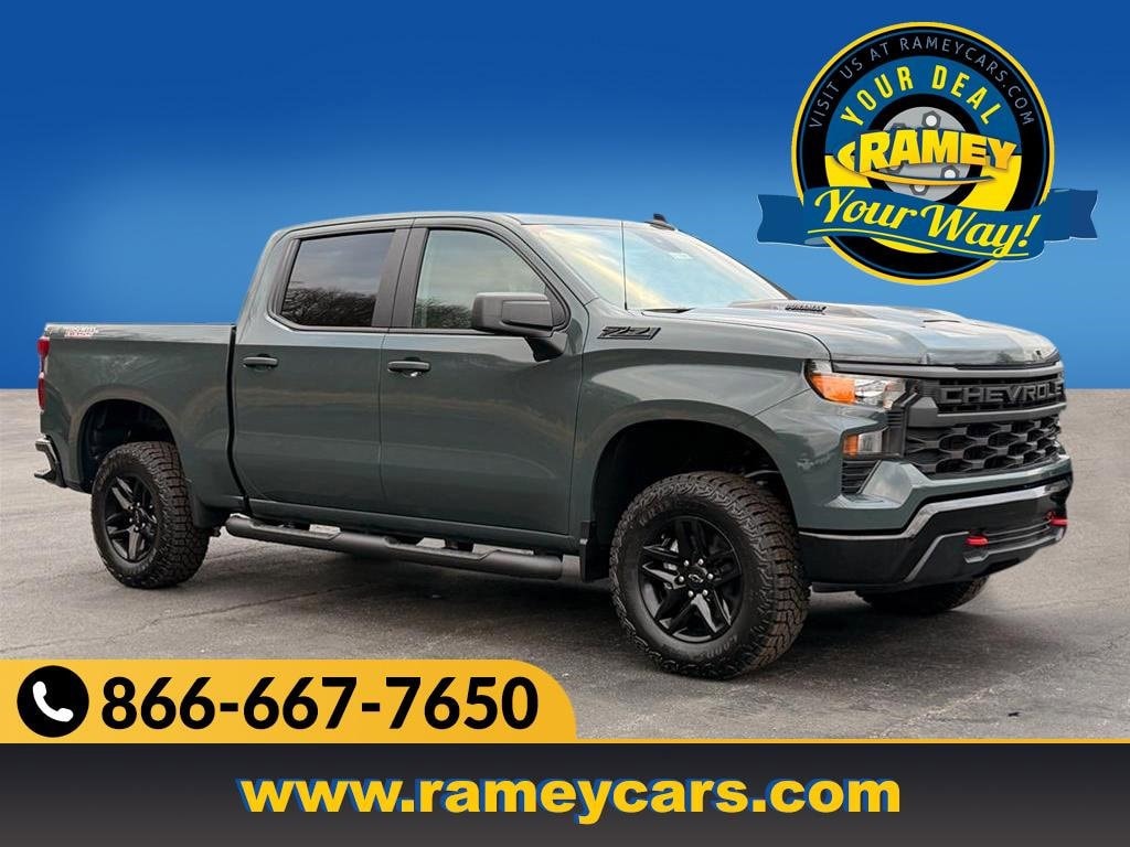 New 2026 Chevrolet Silverado 1500 Custom Trail Boss Truck