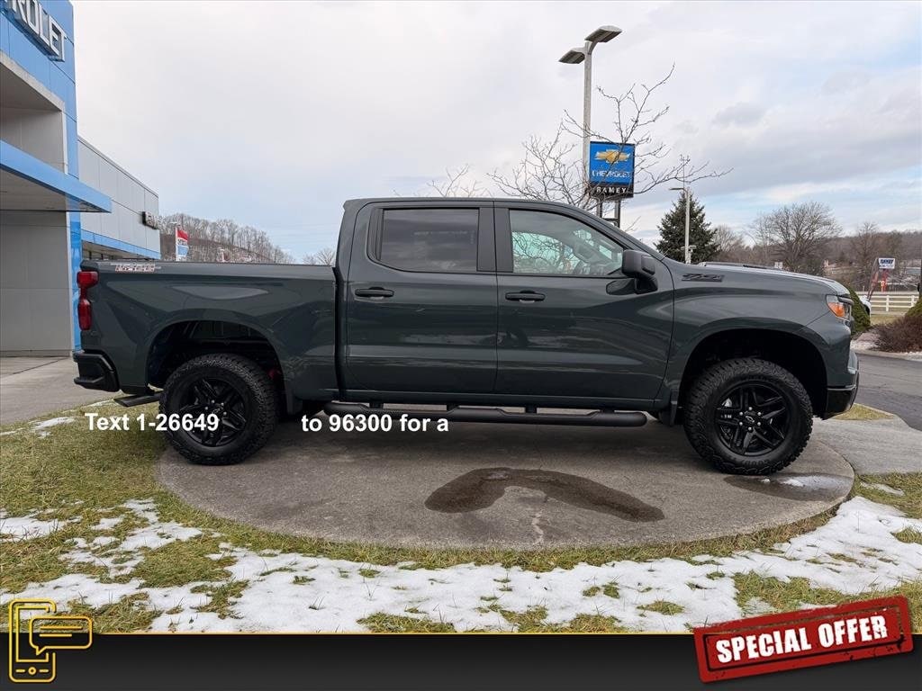 New 2026 Chevrolet Silverado 1500 Custom Trail Boss Truck