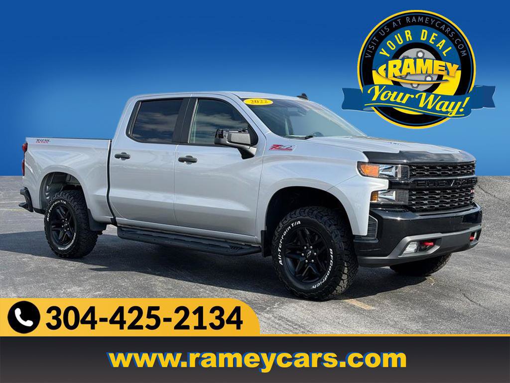 Used 2022 Chevrolet Silverado 1500 LTD Custom Trail Boss Truck Crew Cab