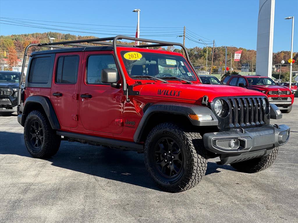 Used 2021 Jeep Wrangler Unlimited Willys SUV