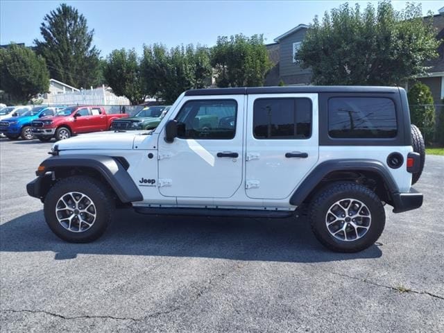 Used 2024 Jeep Wrangler 4-Door Sport S with VIN 1C4PJXDN5RW118727 for sale in Princeton, WV