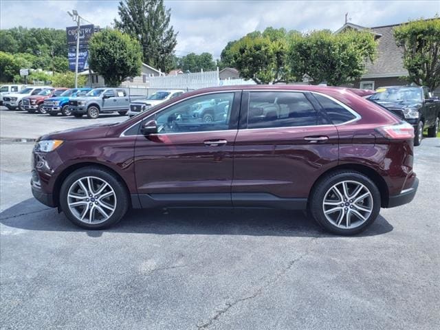 Used 2021 Ford Edge Titanium with VIN 2FMPK4K96MBA32088 for sale in Princeton, WV