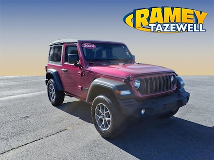 Pre-Owned Featured 2024 Jeep Wrangler Sport S SUV for sale near you in Tazewell, VA