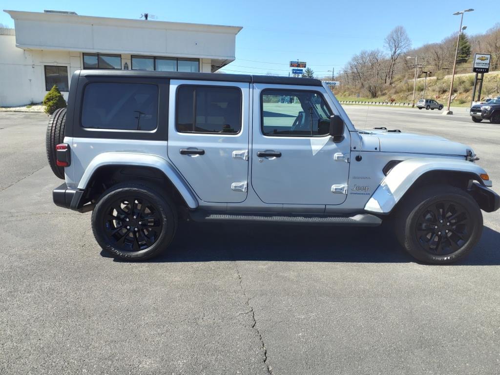 Used 2023 Jeep Wrangler 4xe Sahara 4XE with VIN 1C4JJXP66PW627345 for sale in North Tazewell, VA