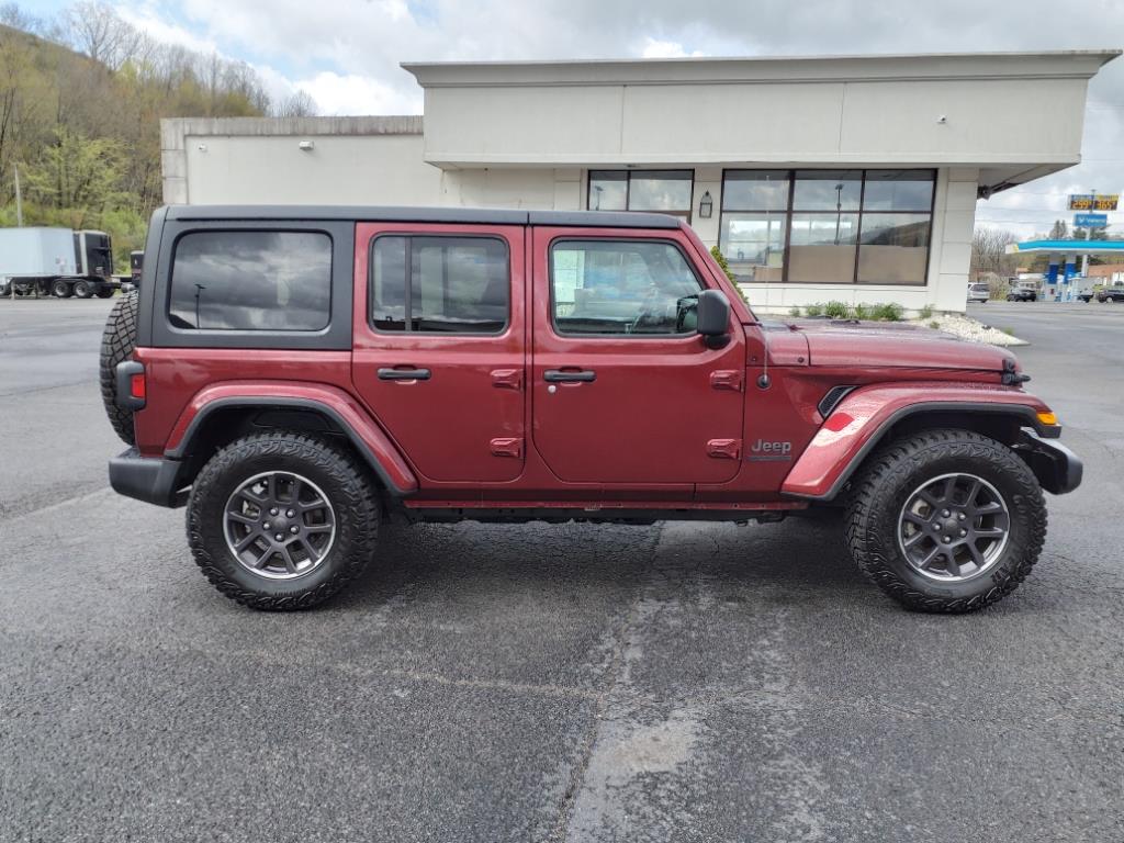 Used 2021 Jeep Wrangler Unlimited 80TH with VIN 1C4HJXDN6MW623513 for sale in North Tazewell, VA