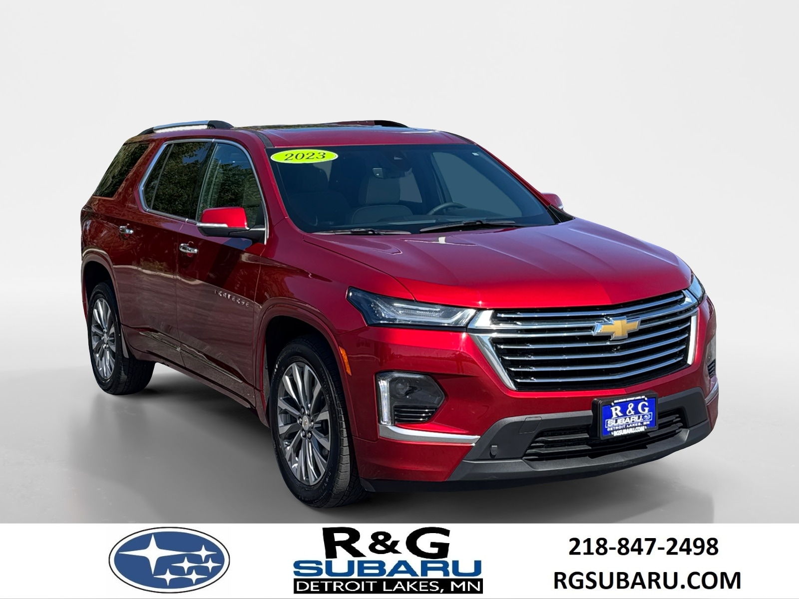 Used 2023 Chevrolet Traverse Premier with VIN 1GNEVKKW4PJ156056 for sale in Detroit Lakes, Minnesota
