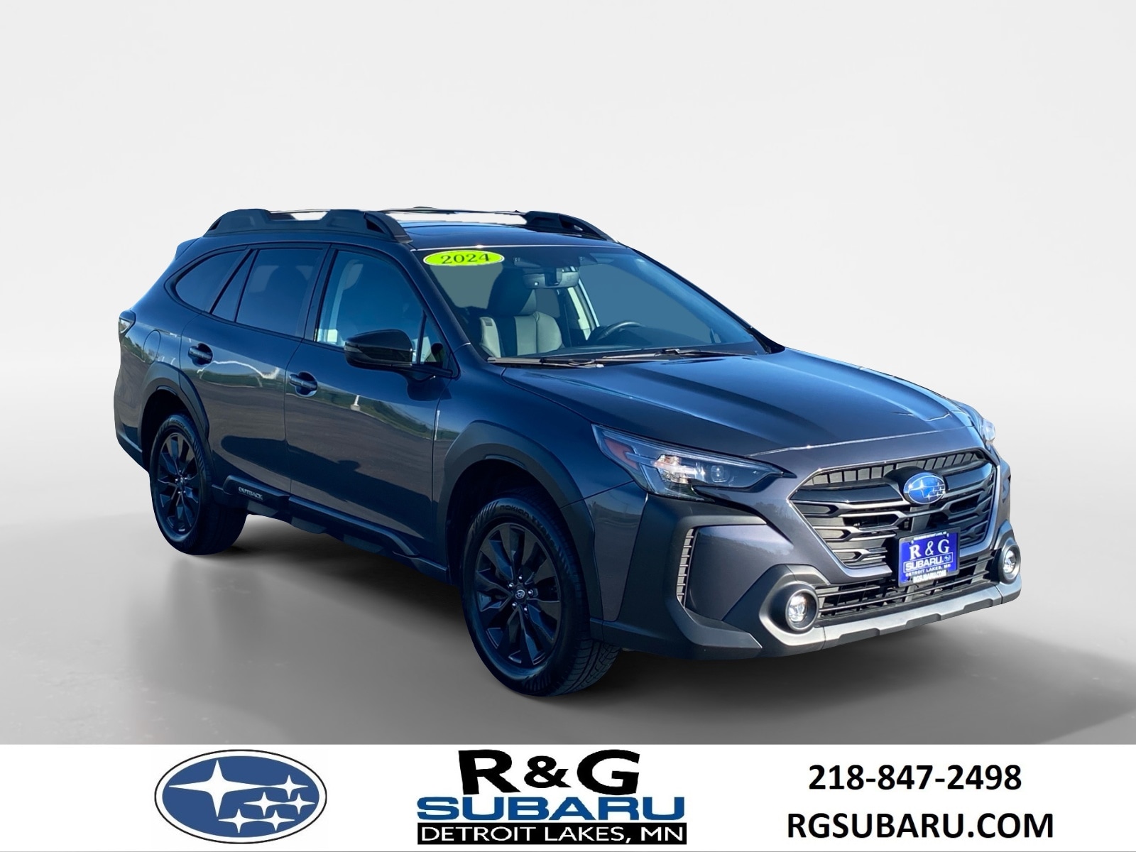 Certified 2024 Subaru Outback Onyx Edition with VIN 4S4BTALC5R3104387 for sale in Detroit Lakes, Minnesota