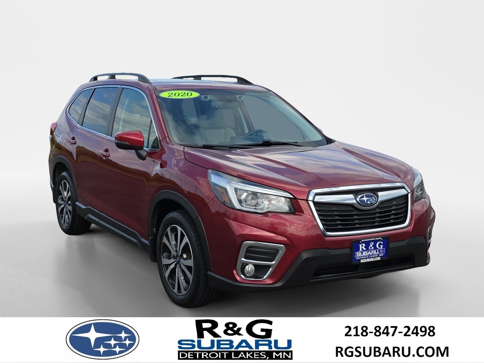 Crimson Red Pearl 2020 Subaru Forester SUV / Crossover All-Wheel Drive Continuously Variable Transmission