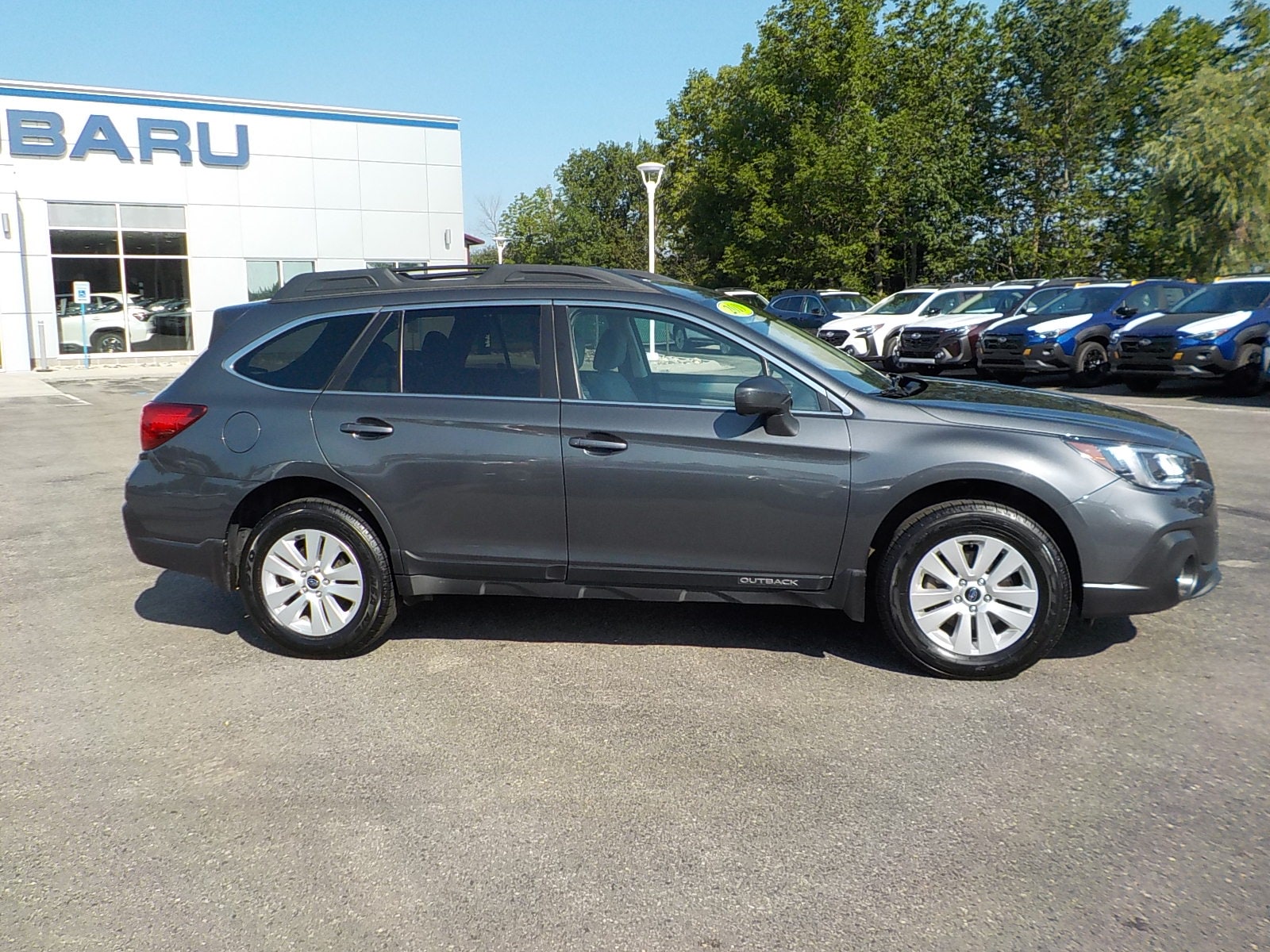 Used 2019 Subaru Outback Premium with VIN 4S4BSAFC6K3377018 for sale in Detroit Lakes, Minnesota