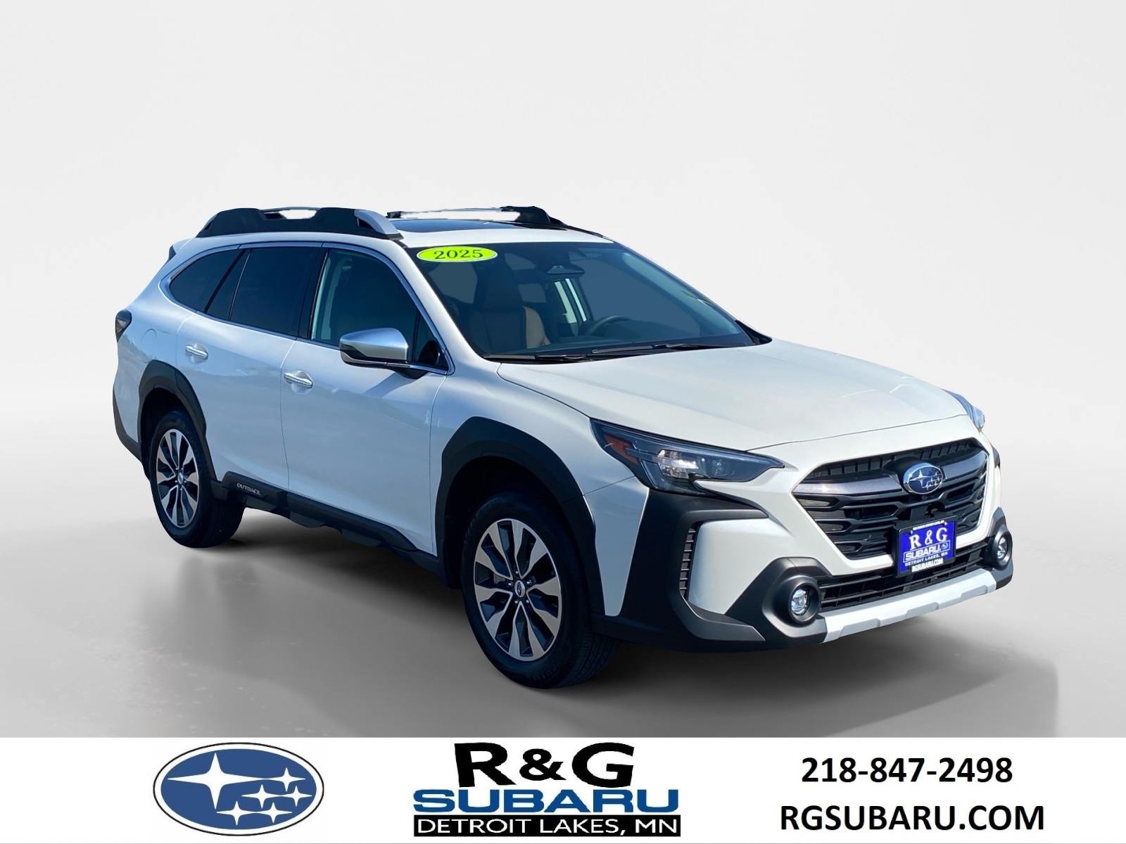 Certified 2025 Subaru Outback Touring with VIN 4S4BTAPC7S3100132 for sale in Detroit Lakes, Minnesota