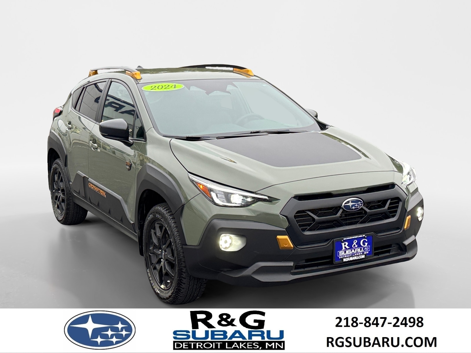 Certified 2024 Subaru Crosstrek Wilderness with VIN 4S4GUHT67R3753792 for sale in Detroit Lakes, Minnesota