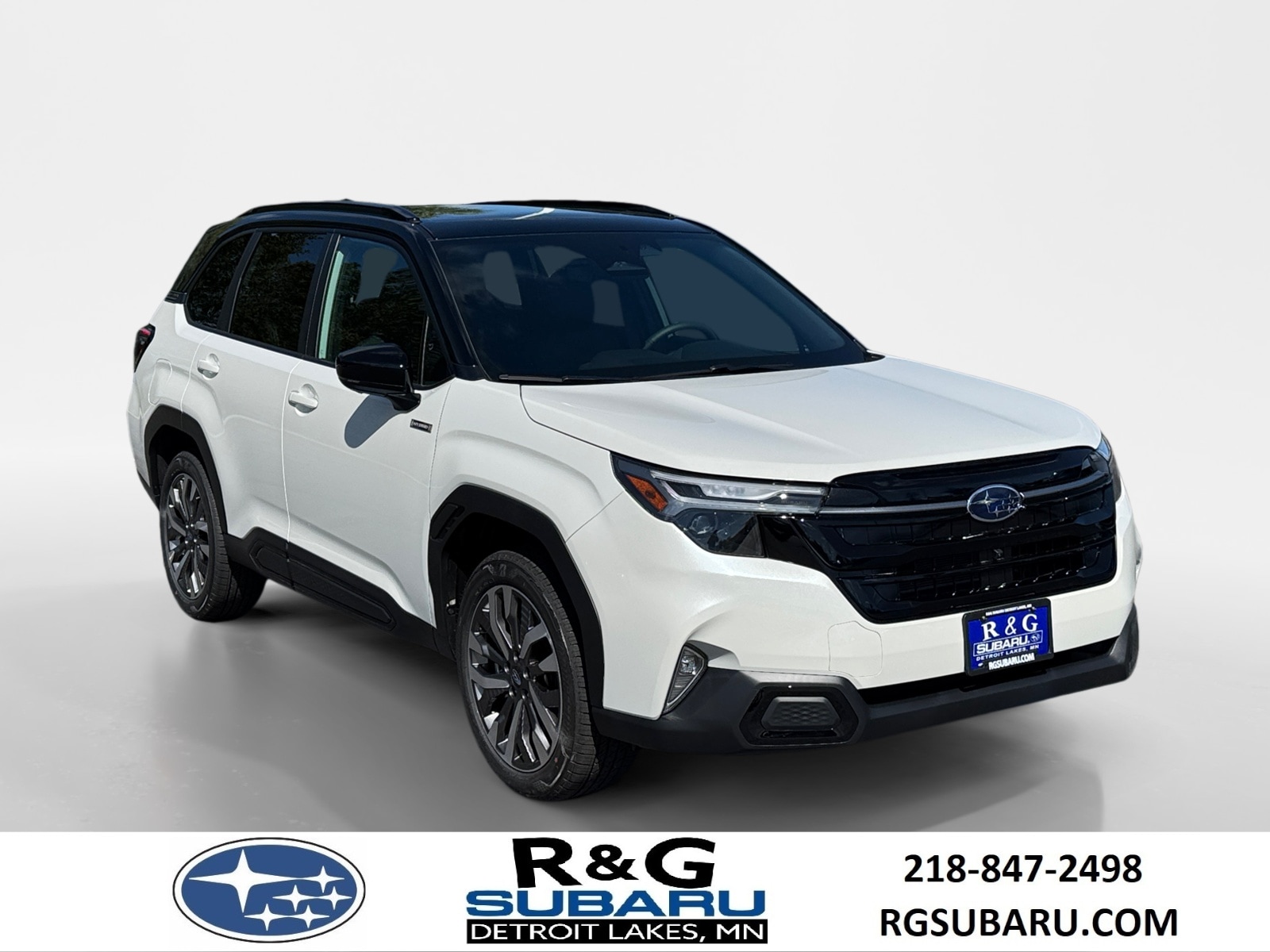 Crystal White Pearl/Crystal Black Silica 2026 Subaru Forester Hybrid SUV / Crossover All-Wheel Drive Continuously Variable Transmission