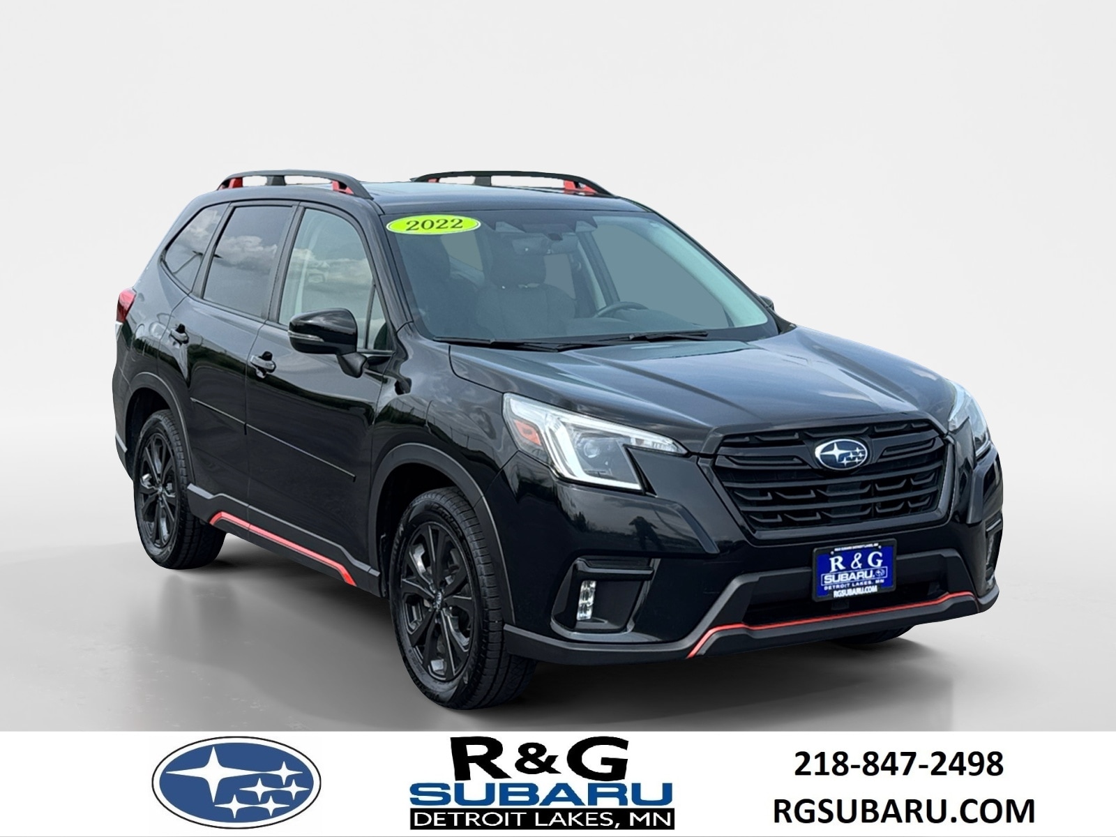 Certified 2022 Subaru Forester Sport with VIN JF2SKAJC8NH493826 for sale in Detroit Lakes, Minnesota
