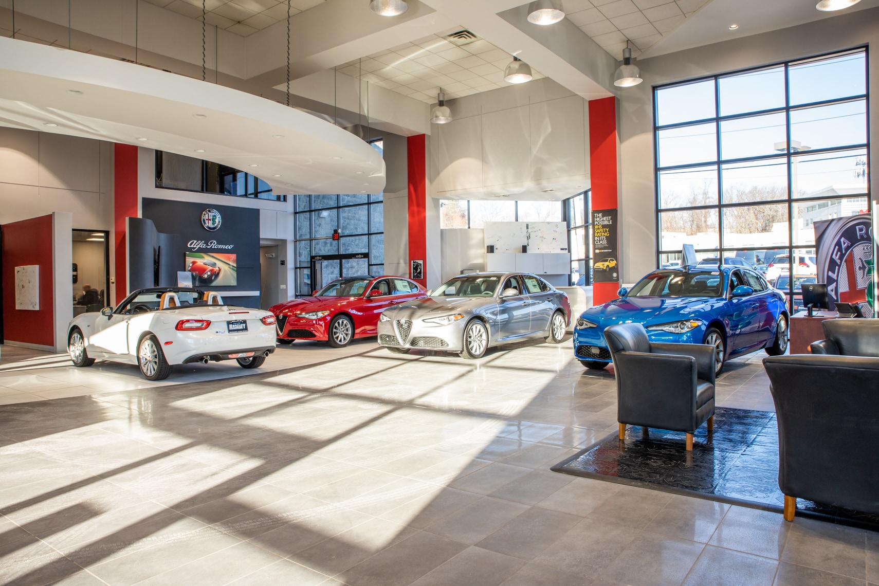 Alfa Romeo Ramsey Interior Inside Of Dealership 