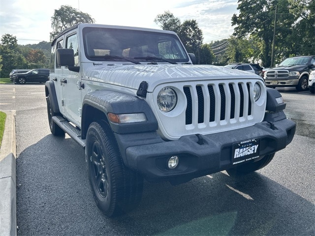 Used 2018 Jeep All-New Wrangler Unlimited Sport with VIN 1C4HJXDGXJW304418 for sale in Saddle River, NJ